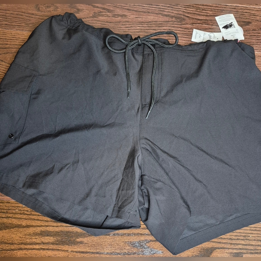 George Charcoal Zippered Shorts